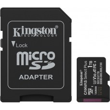 Kingston 1.0TB microSD Class10 A1 (V10) Canvas Select Plus Gen3 +SD adapter